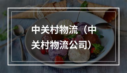 中关村物流（中关村物流公司）