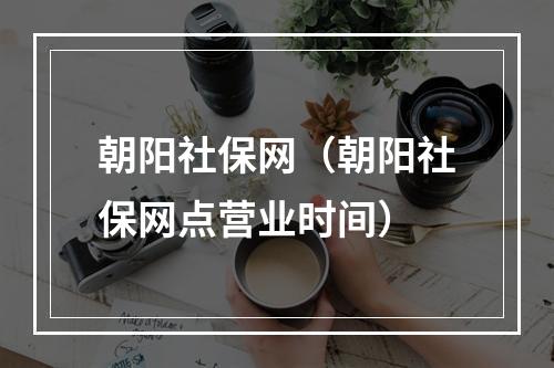 朝阳社保网（朝阳社保网点营业时间）