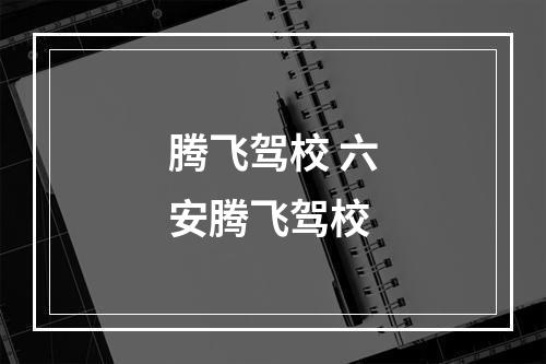 腾飞驾校 六安腾飞驾校