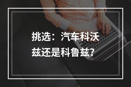 挑选：汽车科沃兹还是科鲁兹？