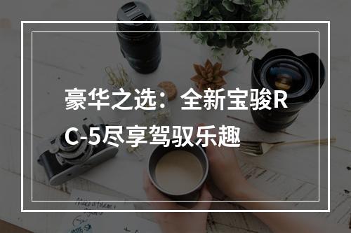 豪华之选：全新宝骏RC-5尽享驾驭乐趣