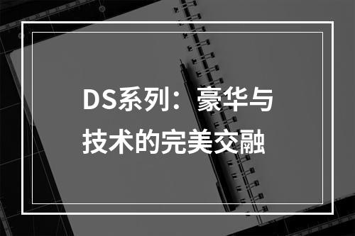 DS系列：豪华与技术的完美交融