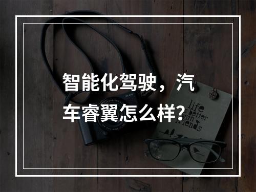 智能化驾驶，汽车睿翼怎么样？