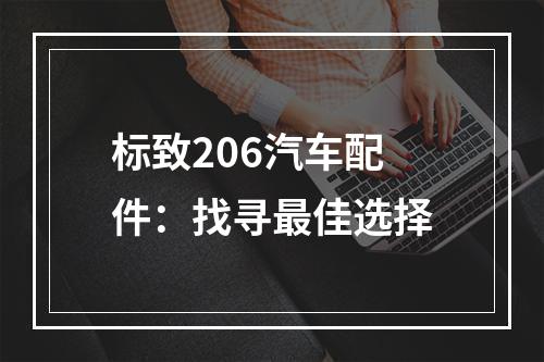 标致206汽车配件：找寻最佳选择