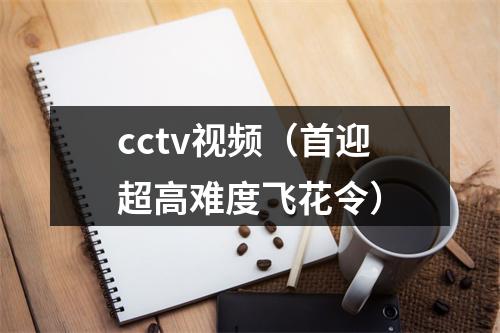 cctv视频（首迎超高难度飞花令）