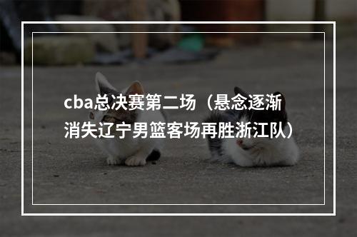 cba总决赛第二场（悬念逐渐消失辽宁男篮客场再胜浙江队）