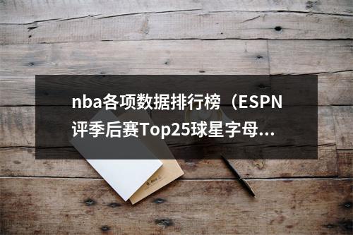 nba各项数据排行榜（ESPN评季后赛Top25球星字母居首 库里第4 詹姆斯第8 哈登第18）