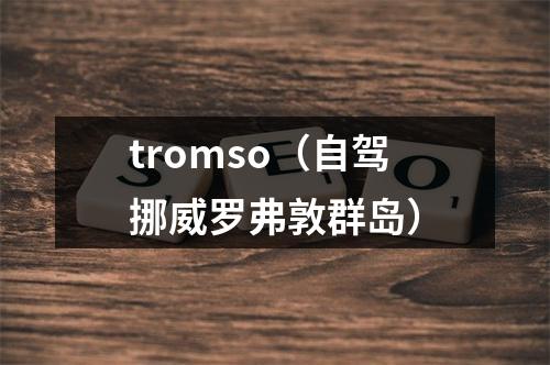 tromso（自驾挪威罗弗敦群岛）