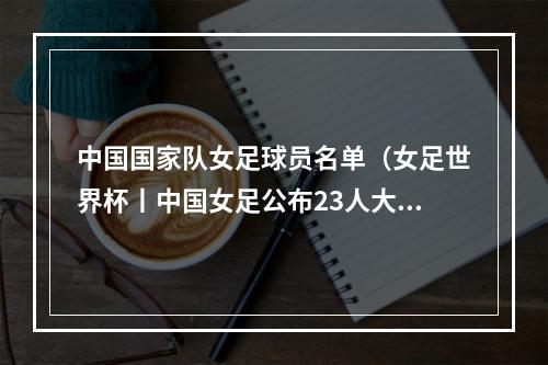 中国国家队女足球员名单（女足世界杯丨中国女足公布23人大名单 王霜王珊珊张琳艳领衔出征）