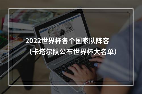 2022世界杯各个国家队阵容（卡塔尔队公布世界杯大名单）