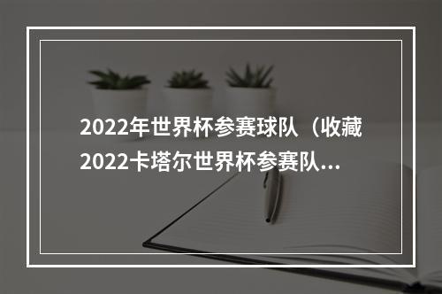 2022年世界杯参赛球队（收藏2022卡塔尔世界杯参赛队伍完整排名出炉）