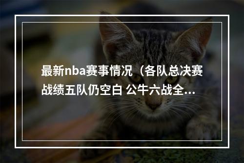 最新nba赛事情况（各队总决赛战绩五队仍空白 公牛六战全胜 绿军17冠胜率力压湖人）