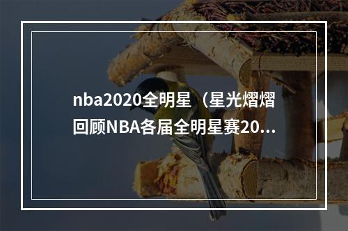 nba2020全明星（星光熠熠回顾NBA各届全明星赛2020年）