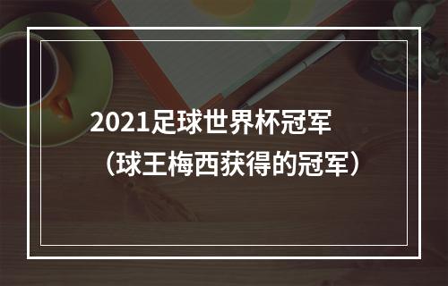 2021足球世界杯冠军（球王梅西获得的冠军）