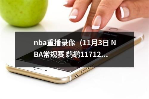 nba重播录像（11月3日 NBA常规赛 鹈鹕117120加时惜败湖人 全场高清回放）