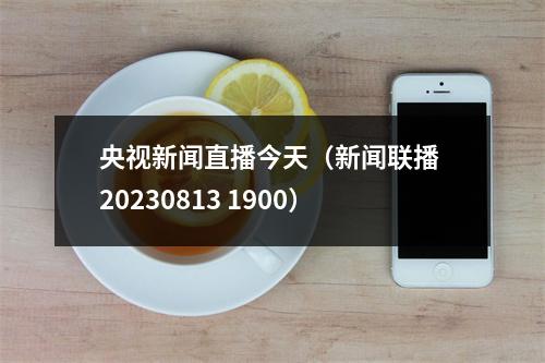 央视新闻直播今天（新闻联播 20230813 1900）