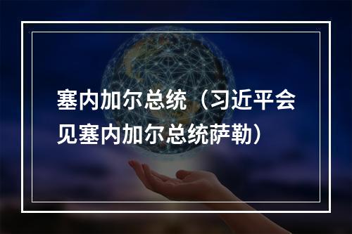 塞内加尔总统（习近平会见塞内加尔总统萨勒）