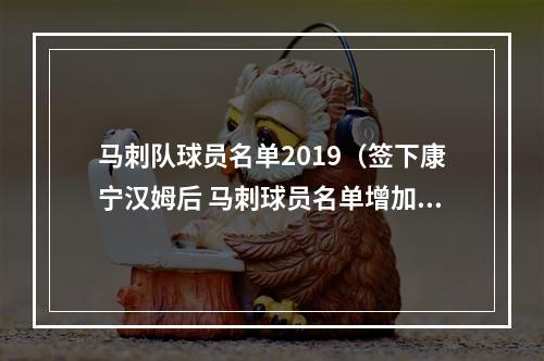 马刺队球员名单2019（签下康宁汉姆后 马刺球员名单增加至15人）