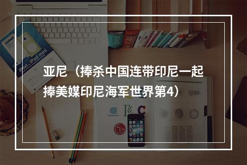 亚尼（捧杀中国连带印尼一起捧美媒印尼海军世界第4）