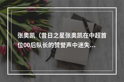 张奥凯（昔日之星张奥凯在中超首位00后队长的赞誉声中迷失了自己）