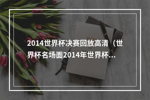 2014世界杯决赛回放高清（世界杯名场面2014年世界杯）