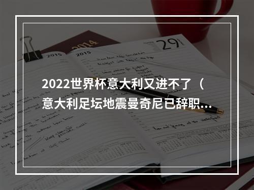 2022世界杯意大利又进不了（意大利足坛地震曼奇尼已辞职）