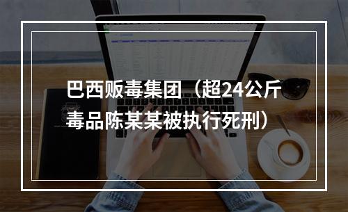 巴西贩毒集团（超24公斤毒品陈某某被执行死刑）