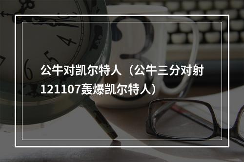 公牛对凯尔特人（公牛三分对射121107轰爆凯尔特人）