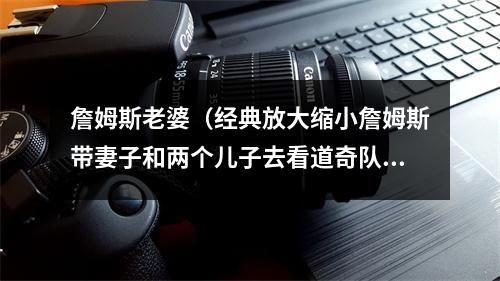 詹姆斯老婆（经典放大缩小詹姆斯带妻子和两个儿子去看道奇队比赛）