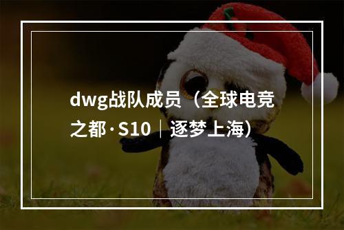 dwg战队成员（全球电竞之都·S10｜逐梦上海）