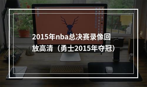 2015年nba总决赛录像回放高清（勇士2015年夺冠）