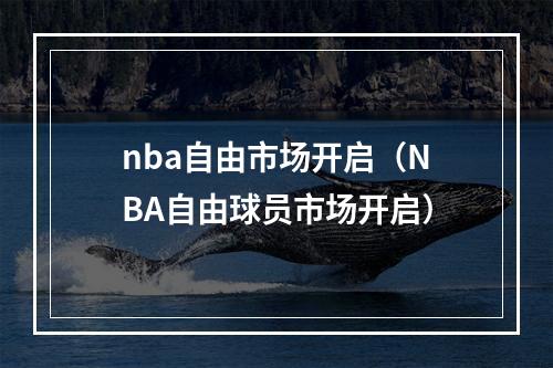 nba自由市场开启（NBA自由球员市场开启）