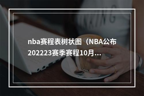 nba赛程表树状图（NBA公布202223赛季赛程10月19日7点半76人VS绿军揭幕战）