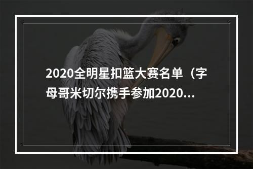 2020全明星扣篮大赛名单（字母哥米切尔携手参加2020年扣篮大赛）