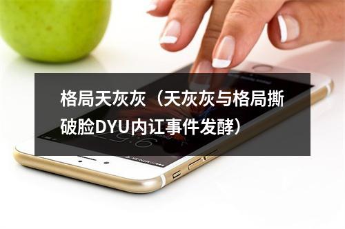 格局天灰灰（天灰灰与格局撕破脸DYU内讧事件发酵）