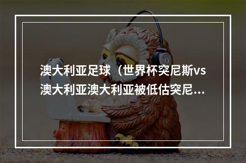 澳大利亚足球（世界杯突尼斯vs澳大利亚澳大利亚被低估突尼斯面临几大难题）