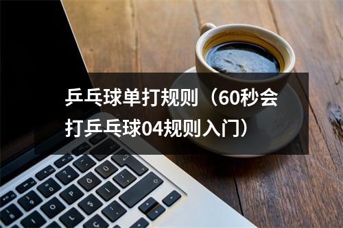 乒乓球单打规则（60秒会打乒乓球04规则入门）