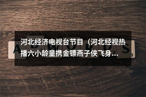 河北经济电视台节目（河北经视热播六小龄童携金镖燕子侠飞身来袭）