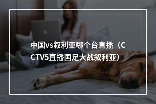 中国vs叙利亚哪个台直播（CCTV5直播国足大战叙利亚）