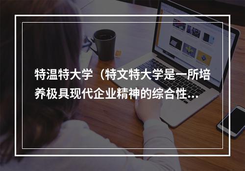 特温特大学（特文特大学是一所培养极具现代企业精神的综合性高等学府）