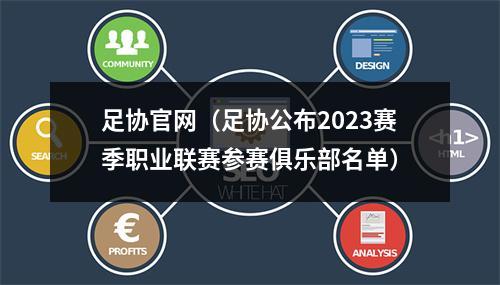 足协官网（足协公布2023赛季职业联赛参赛俱乐部名单）