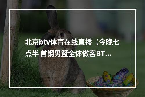 北京btv体育在线直播（今晚七点半 首钢男篮全体做客BTV体育频道）