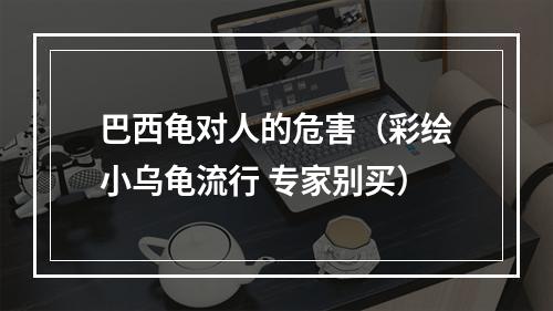 巴西龟对人的危害（彩绘小乌龟流行 专家别买）