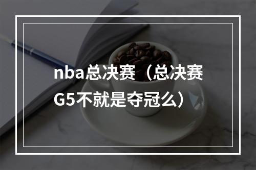 nba总决赛（总决赛G5不就是夺冠么）