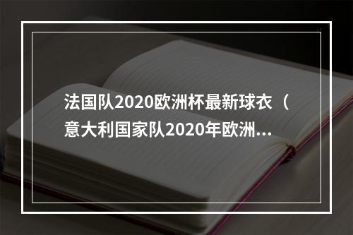 法国队2020欧洲杯最新球衣（意大利国家队2020年欧洲杯主场球衣实物曝光）