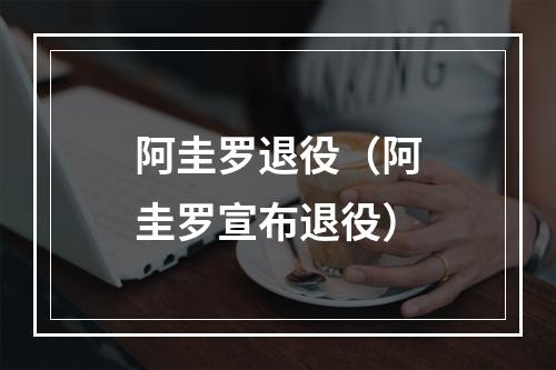 阿圭罗退役（阿圭罗宣布退役）