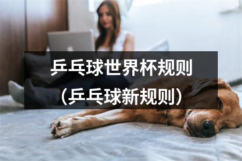 乒乓球世界杯规则（乒乓球新规则）