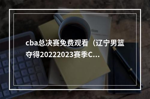 cba总决赛免费观看（辽宁男篮夺得20222023赛季CBA总冠军 郝鹏姚明李乐成颁奖 周波观看比赛）