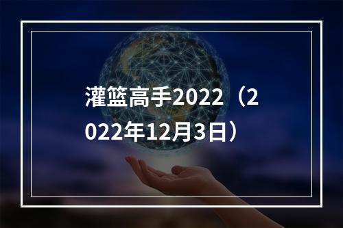 灌篮高手2022（2022年12月3日）