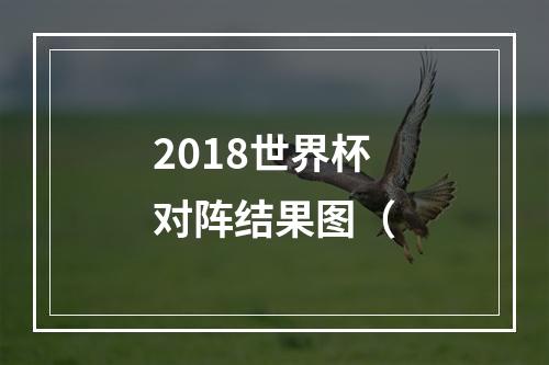 2018世界杯对阵结果图（